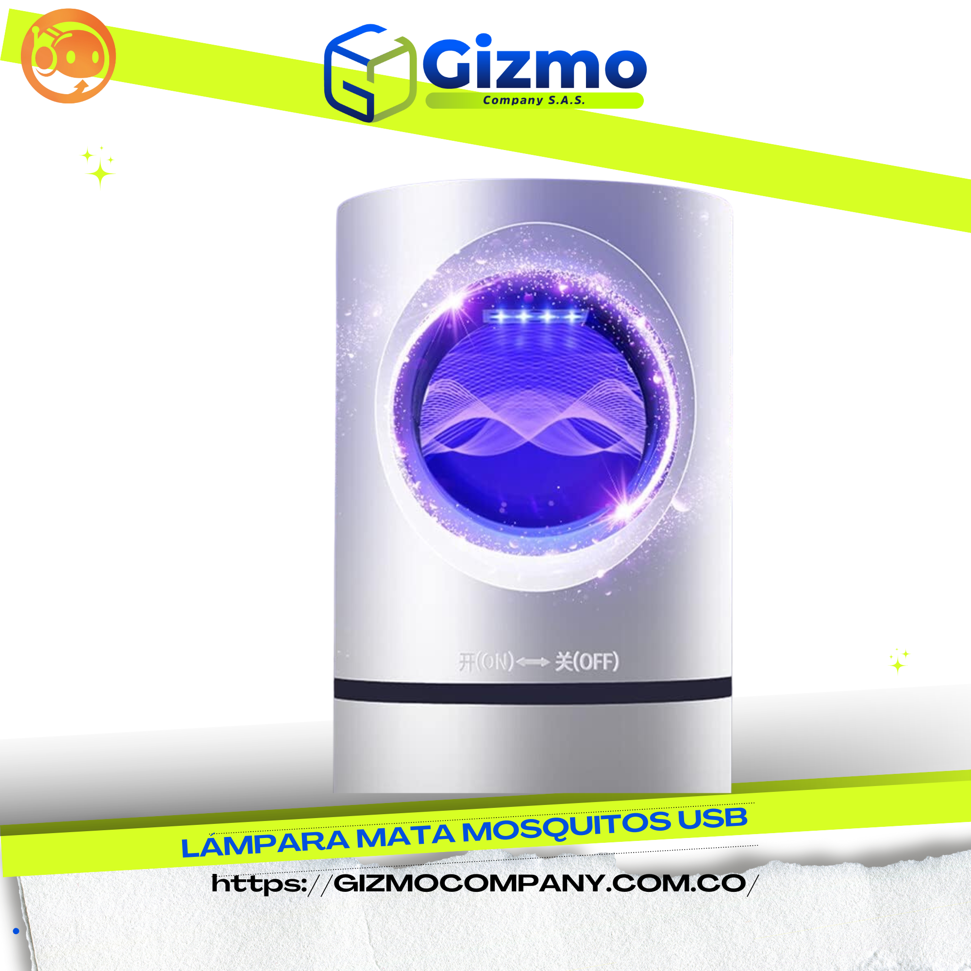 Lámpara Mata Mosquitos USB